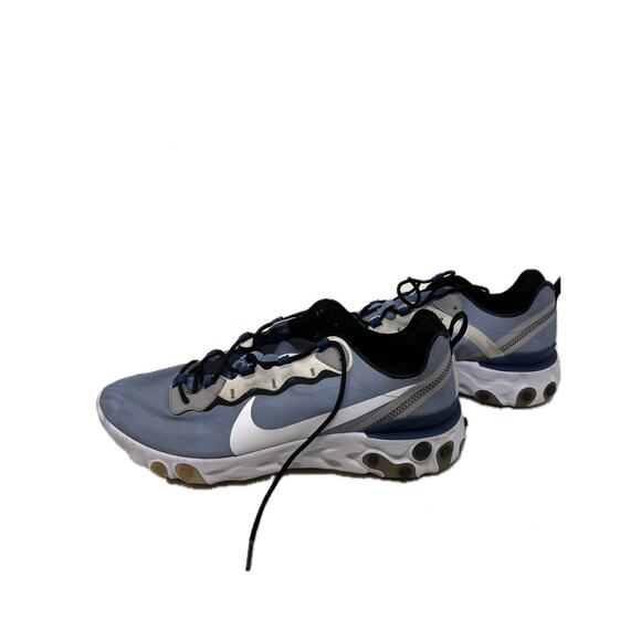 Nike React Element 55 Indigo Fog Mystic Navy Mens 13 - Picture 2 of 7